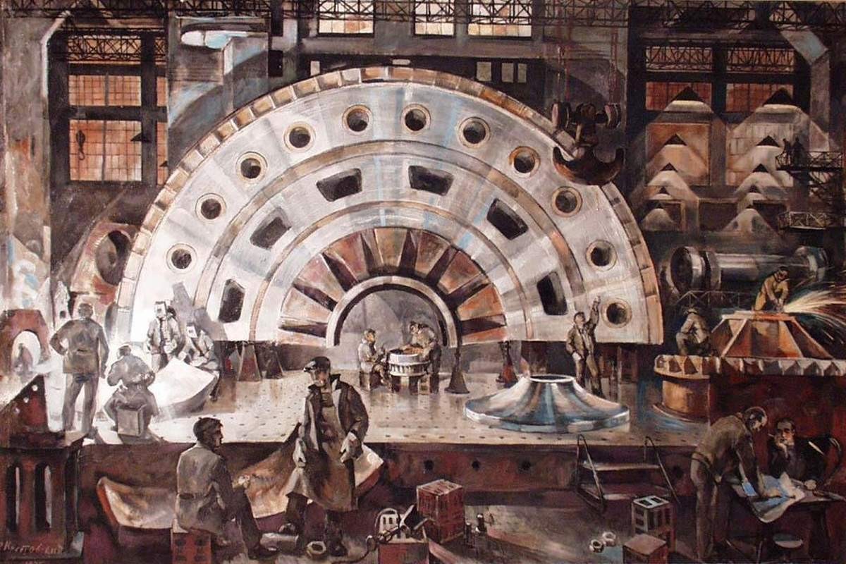 Турбостроительный цех, Yaroslav Krestovsky, 1975
