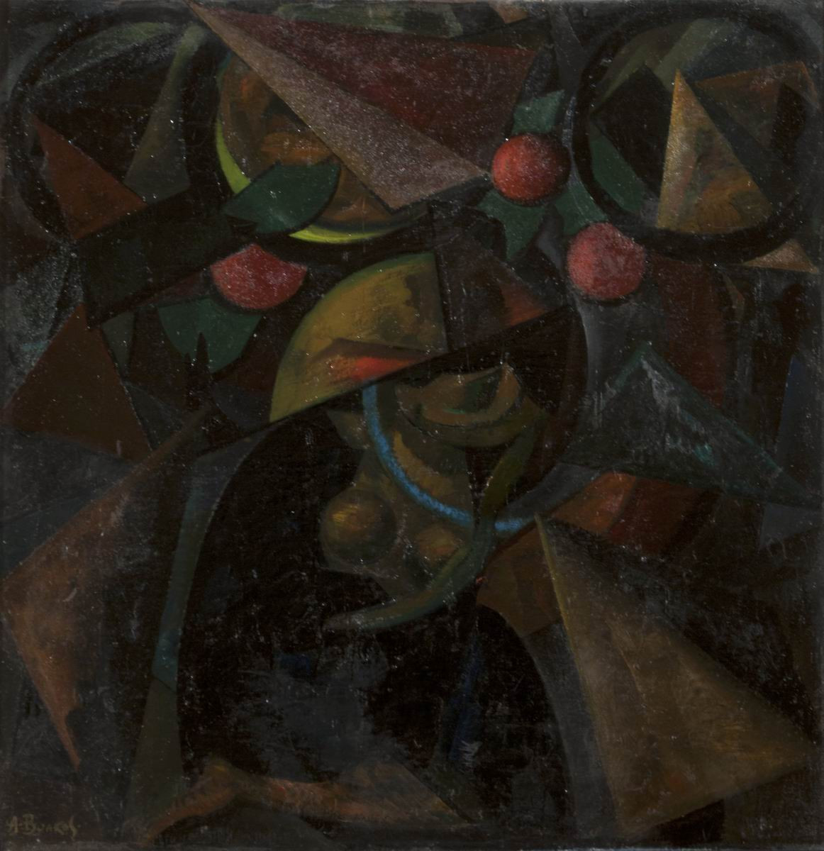 Черная женщина, Alexander Nikolaevich Volkov, 1921