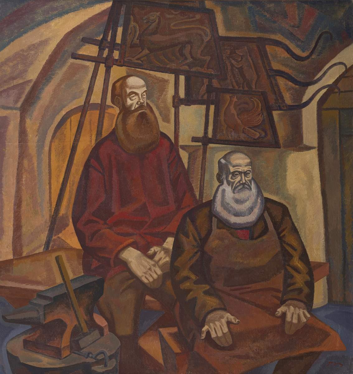 Псковские кузнецы Петр и Кирилл, Pyotr Ossovsky, 1971
