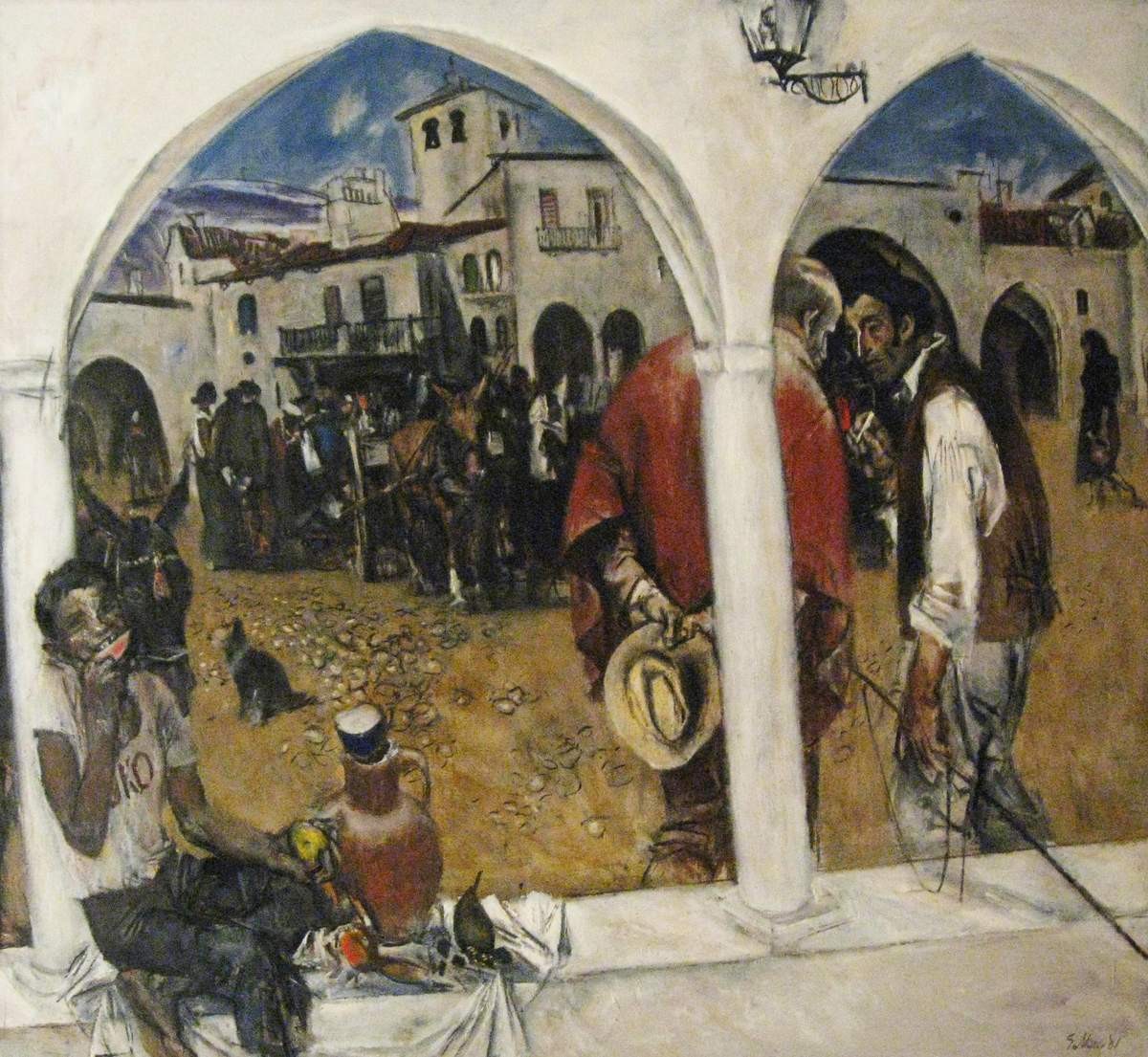 Рыночная площадь. Испания, Evsey Moiseenko, 1981