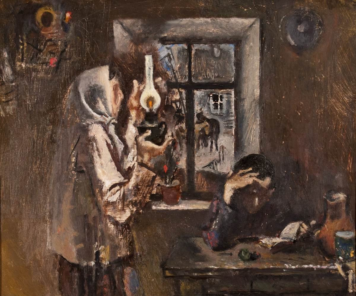 Из детства. Вечер, Evsey Moiseenko, 1972