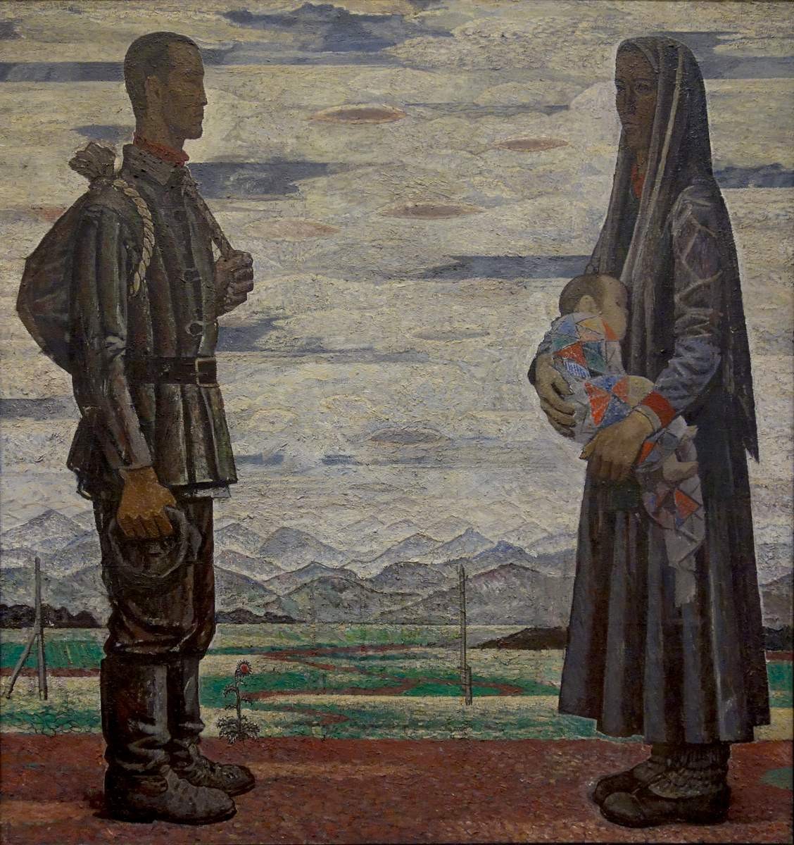 Прощание. 1941 год, Akhmat Lutfullin, 1973