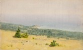 Вид на берег и море с гор. Крым