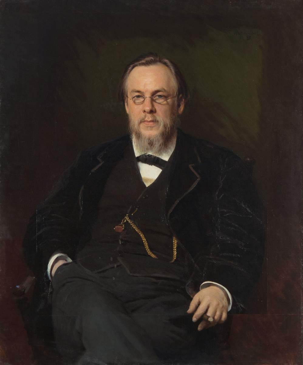 Портрет С. П. Боткина, Ivan Kramskoi, 1880