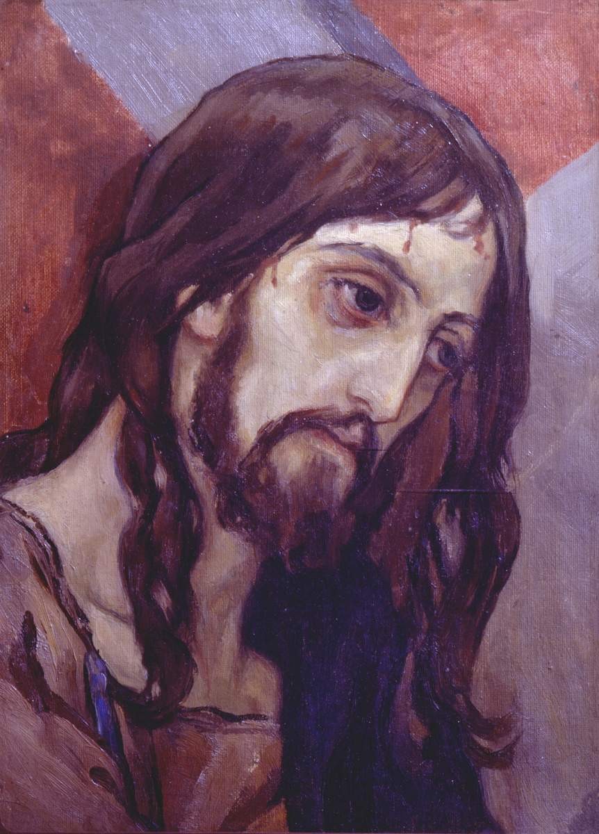 Голова Христа, Viktor Vasnetsov, 1900s