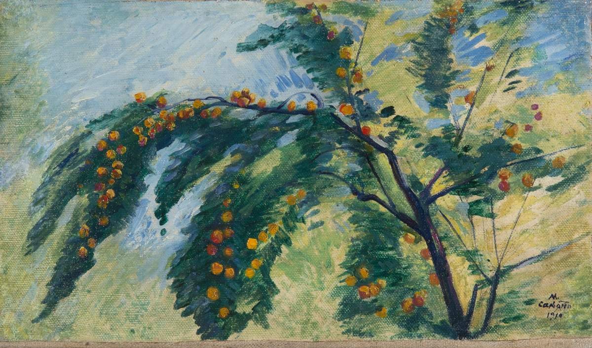 Ветка, Martiros Saryan, 1910