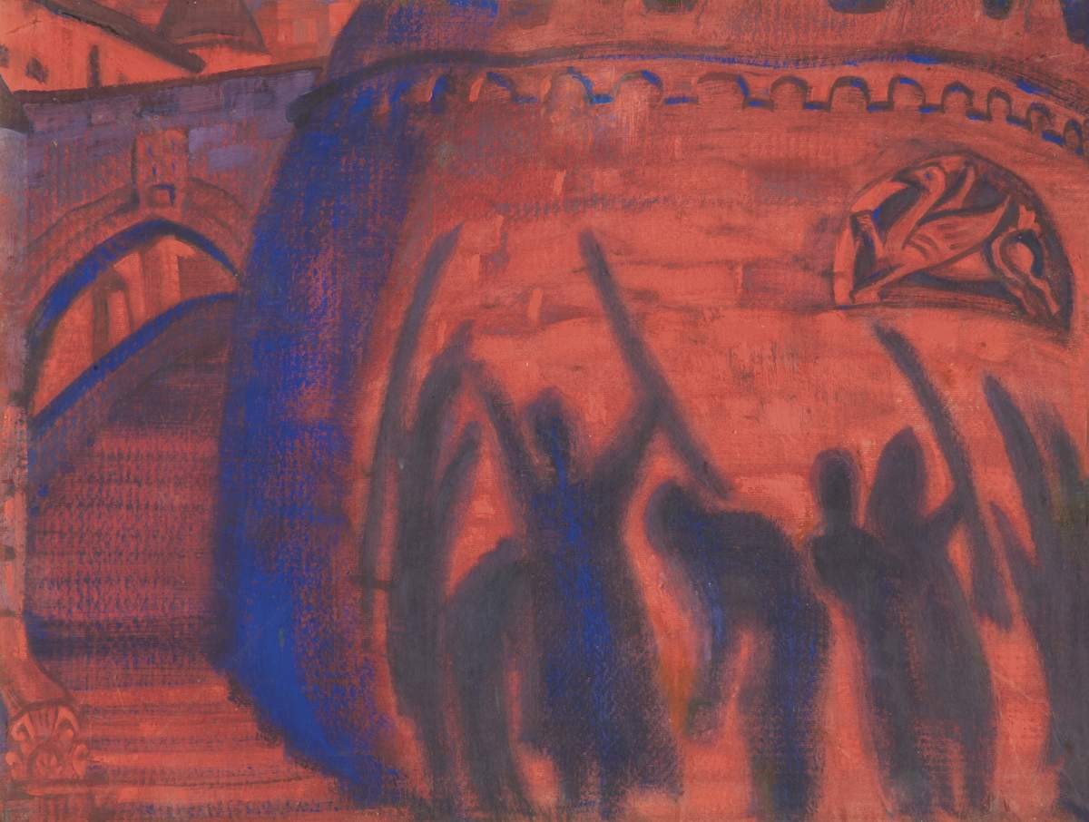 Тени, Nicholas Roerich, 1916