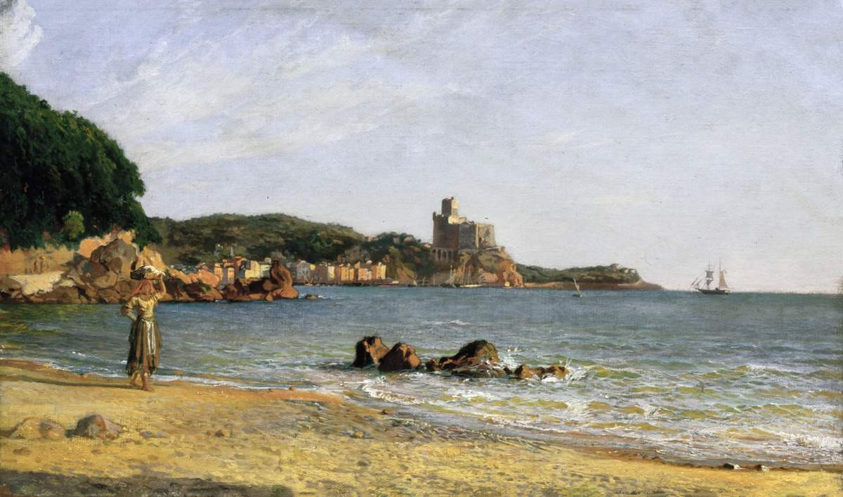 Залив Специи. Сан-Теренцо, Nikolai Ge, 1865