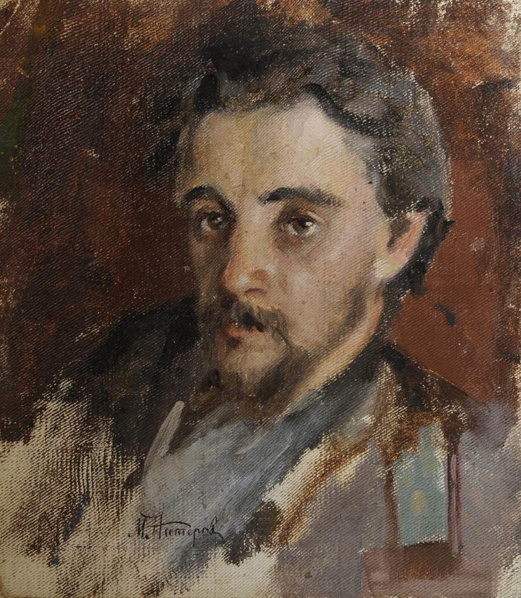 Портрет Сергея Алексеевича Коровина (1858-1908), Mikhail Nesterov, 1886