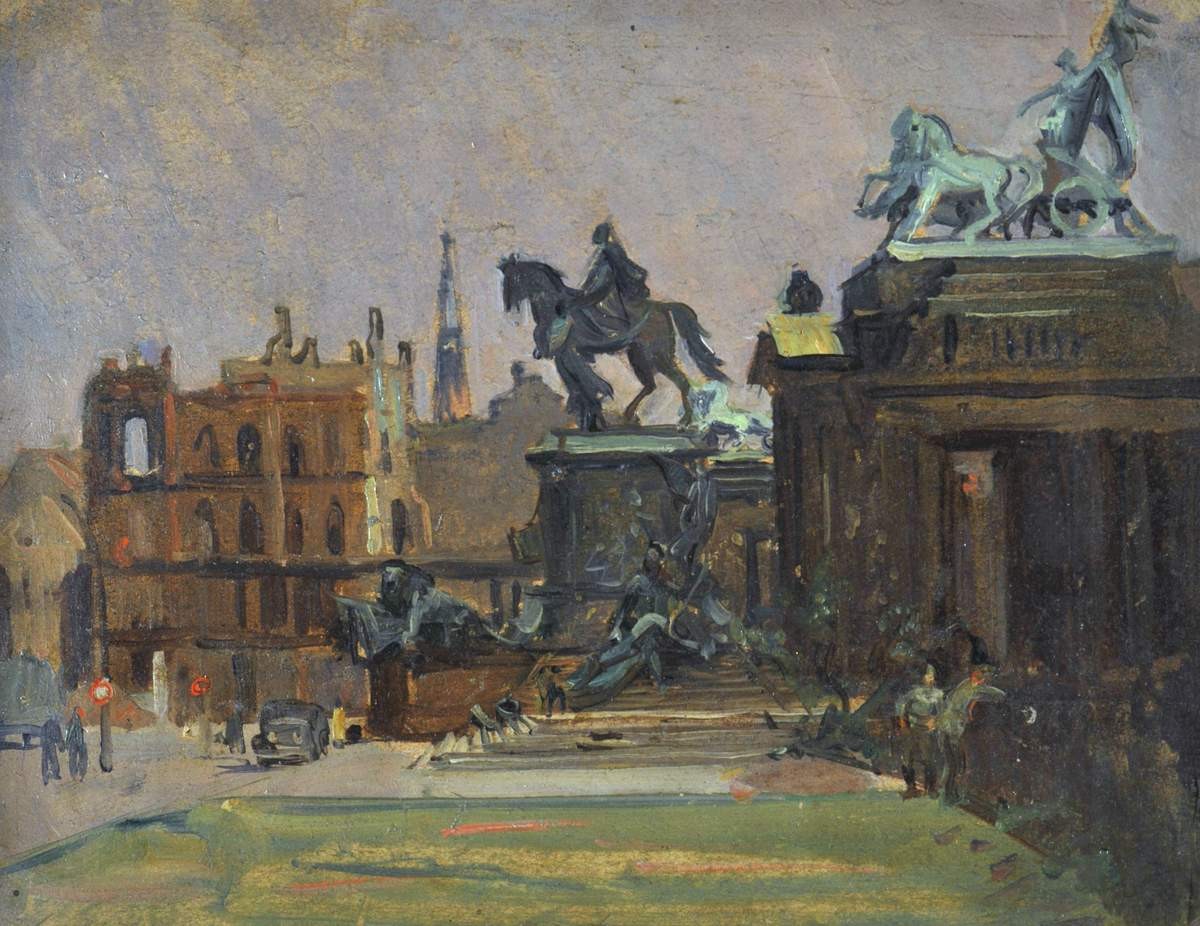 Берлин. Памятник Вильгельму I, Dmitry Mochalsky, 1945