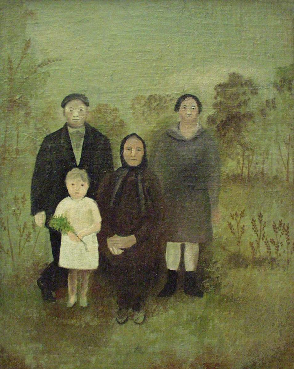 Семейный портрет, Boris Nicolaevich Ermolaev, 1934