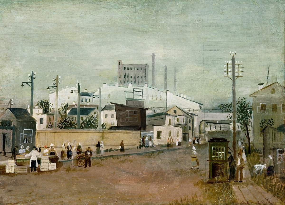 Улица в Володарском районе, Boris Nicolaevich Ermolaev, 1935