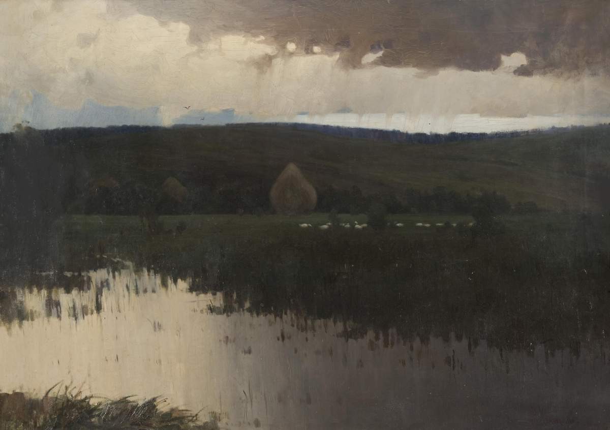 Северный пейзаж, Nicolai Himona, 1901