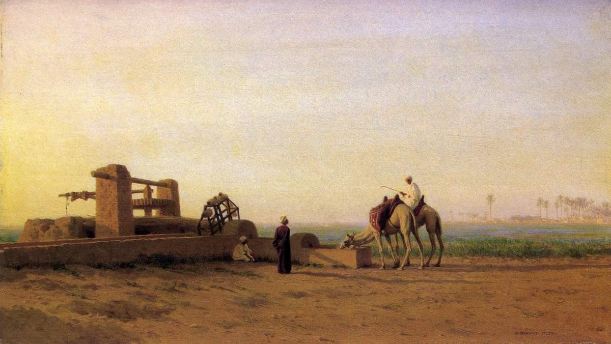 У источника. Алжир, Stefan Bakałowicz, 1906