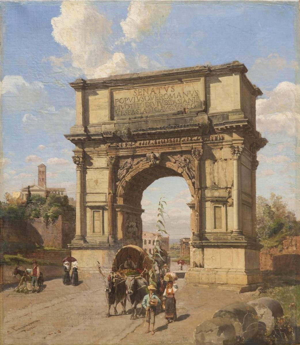 Арка Тита. Рим, Stefan Bakałowicz, 1890s