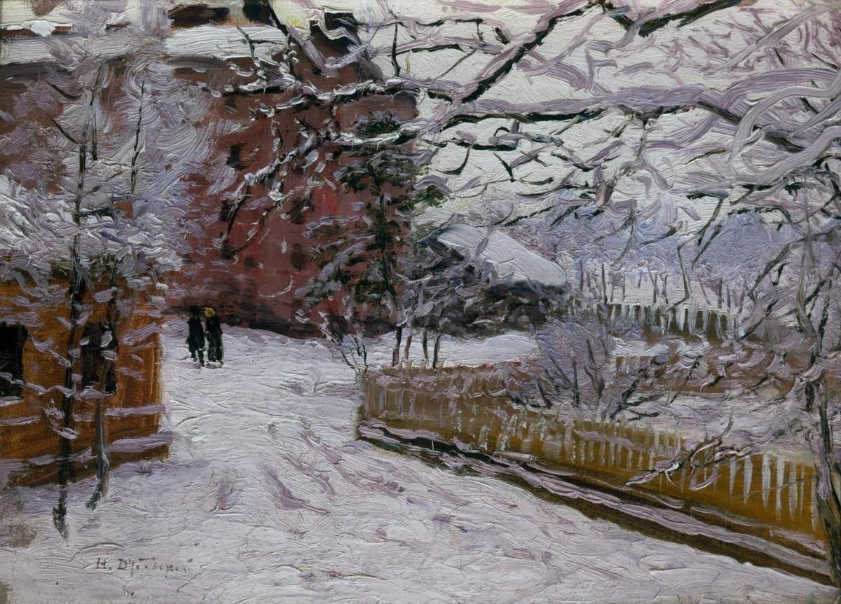 Зима. Политехникум, Дубовской Николай Никанорович, 1902