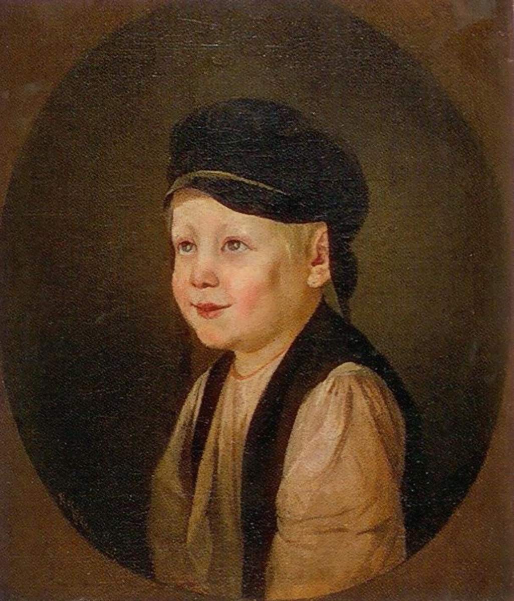 Портрет мальчика (Казачок), Illarion Mikhailovich Pryanishnikov, late 1860s