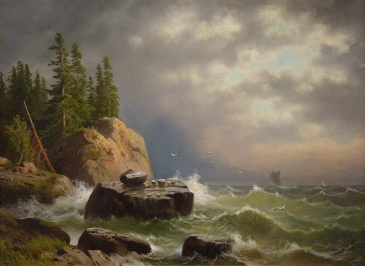 Остров Валаам, Aleksander Gine, between 1858 and 1861