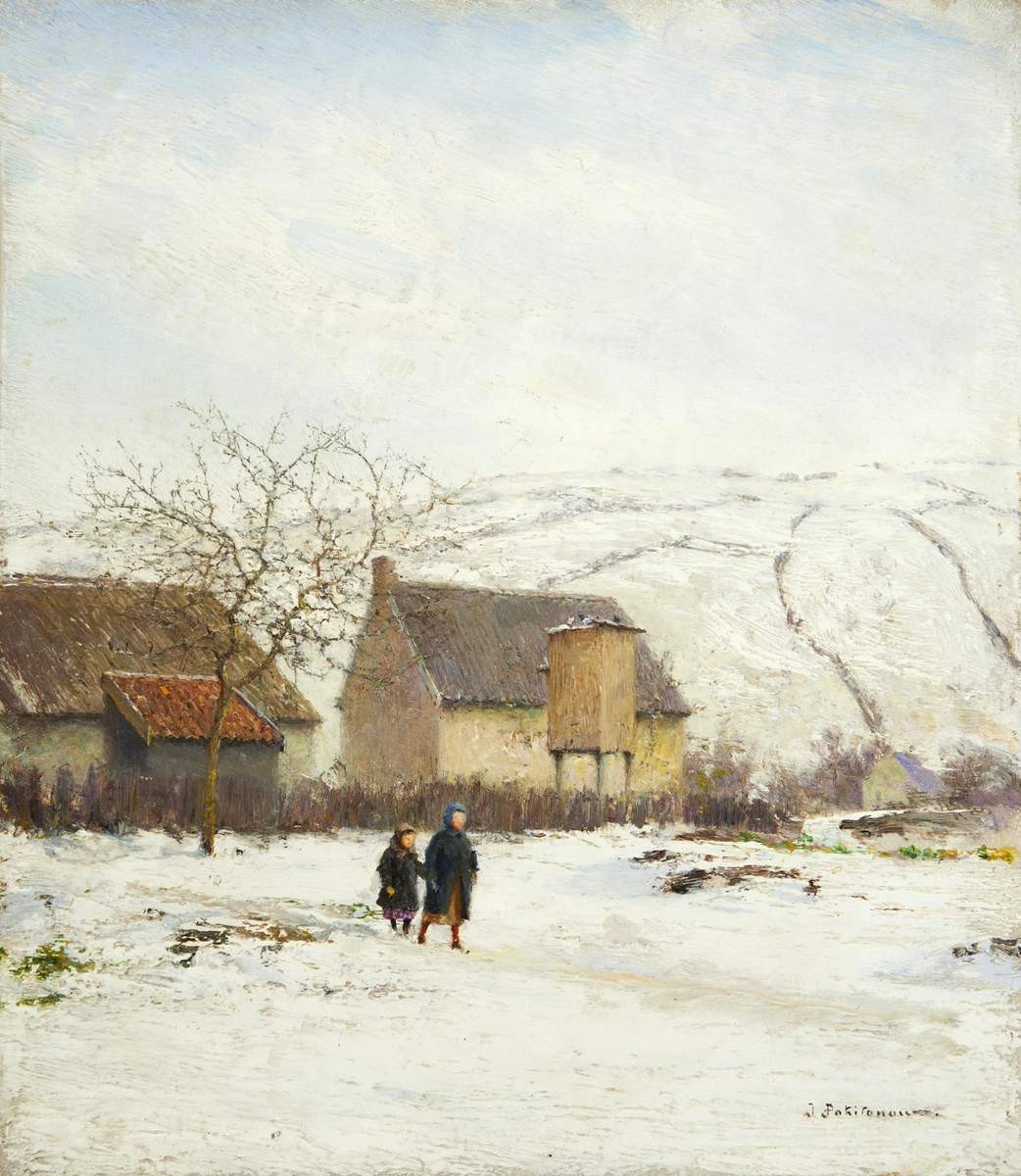 Зима в Нормандии, Ivan Pokhitonov, 1890s