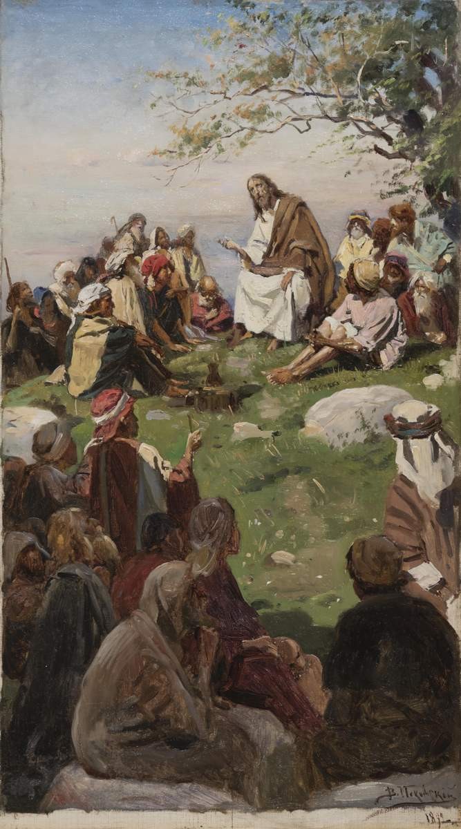 Нагорная проповедь, Vladimir Makovsky, 1892