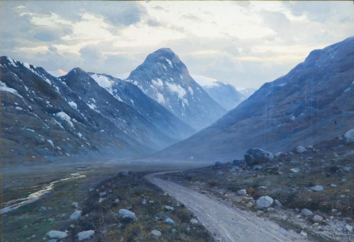 Дорога в горах, Constantin Kryjitski, 1897