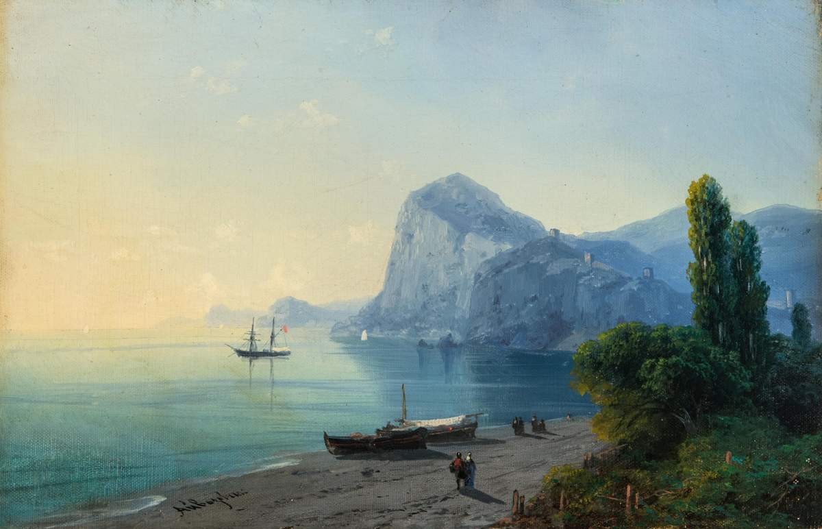 Судак. Крепость, Ivan Aivazovsky, 1893