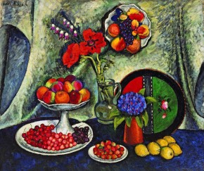 Still-Life with Poppies and Cornflowers