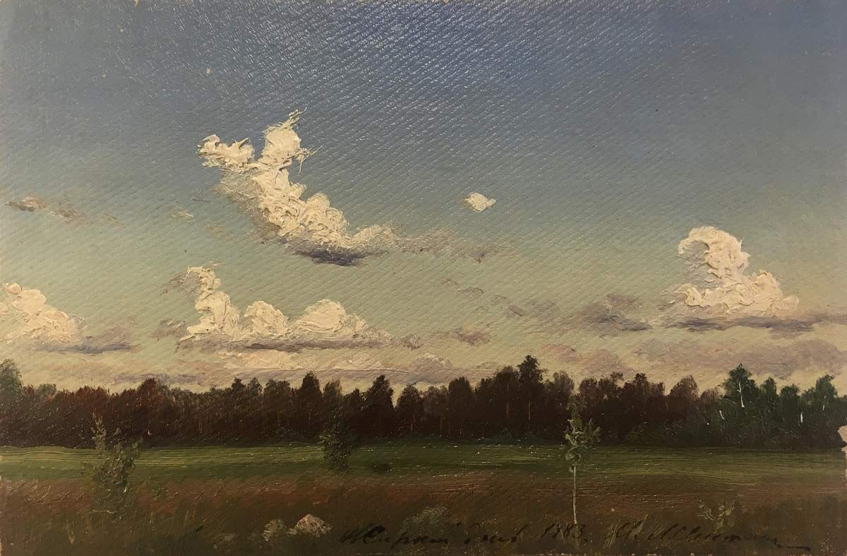 Жаркий день, Isaac Levitan, 1883