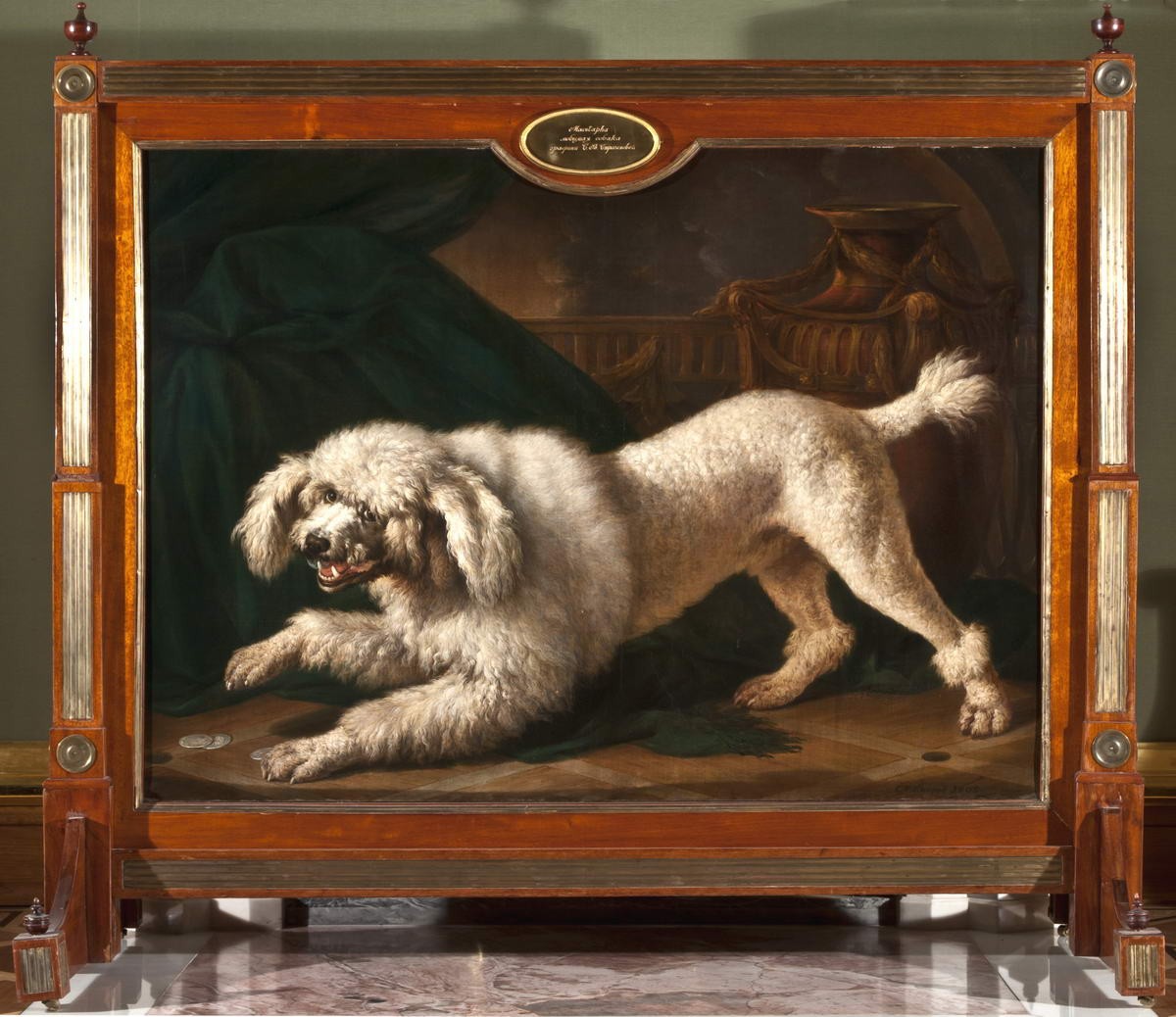 Пудель Мустафа, Karl Ivanovich Knappe, 1805