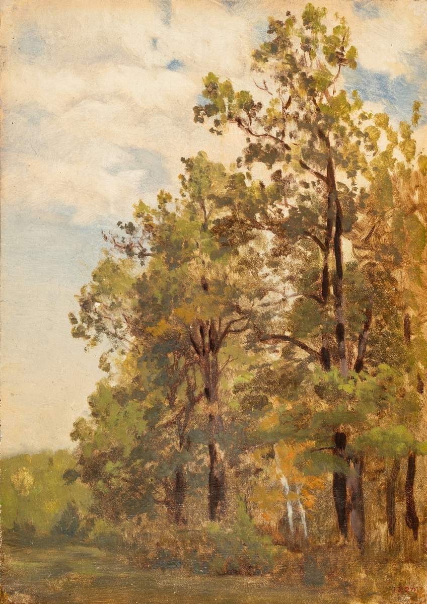 Опушка леса, Isaac Levitan, first half of the 1880s