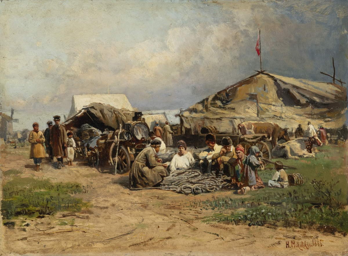Ярмарка, Nikolay Makovsky, 1886