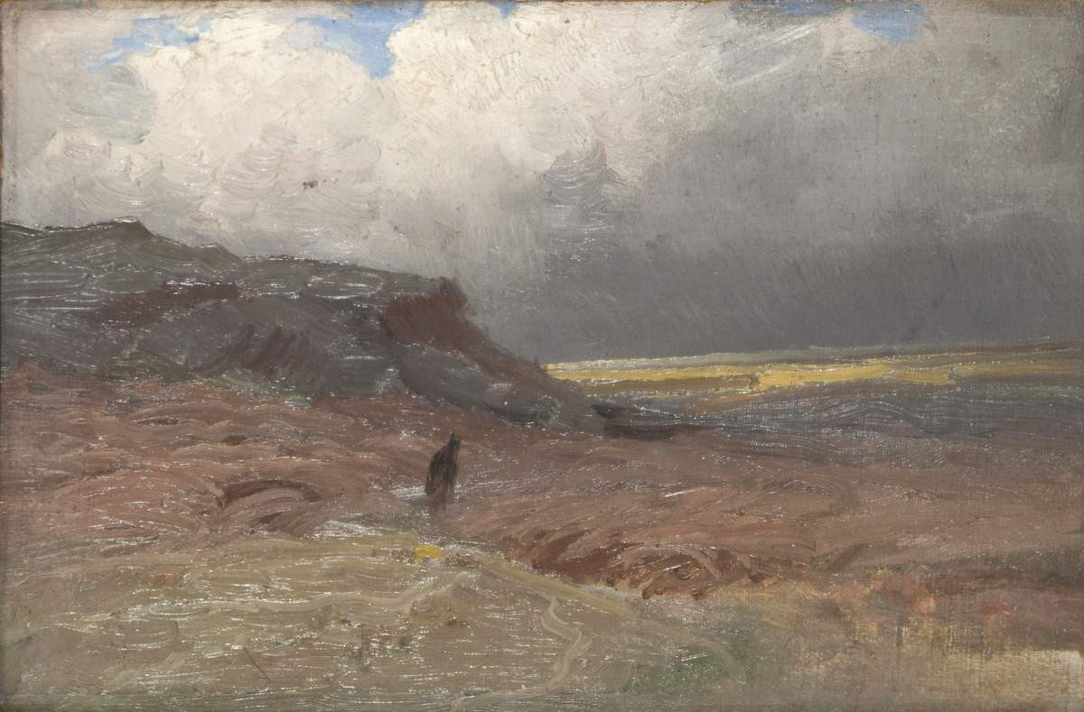 Тучи над холмами, Fyodor Vasilyev, 1869-1870