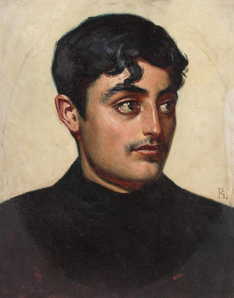 Голова молодого человека, Vasily Vereshchagin, 1867–1868
