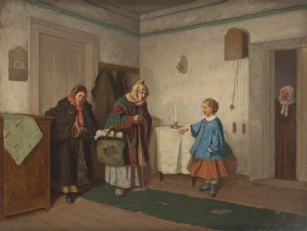 Славильщицы, Leonid Solomatkin, 1868