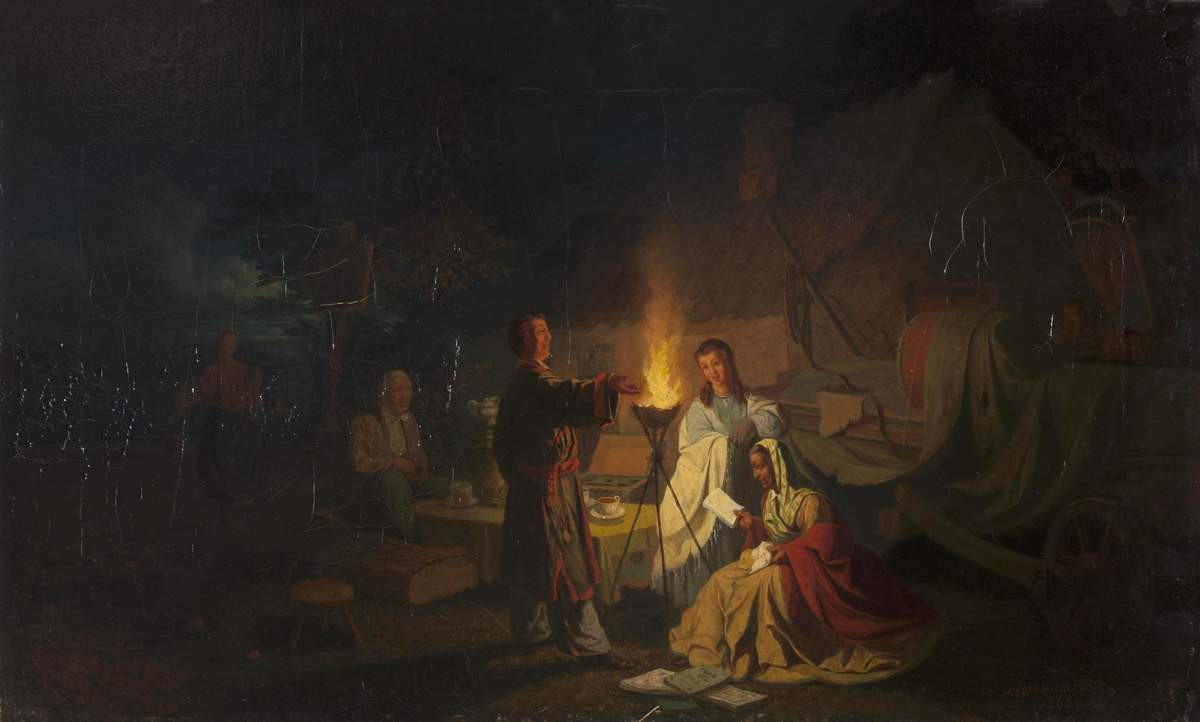 Актеры на привале, Соломаткин Леонид Иванович, 1869