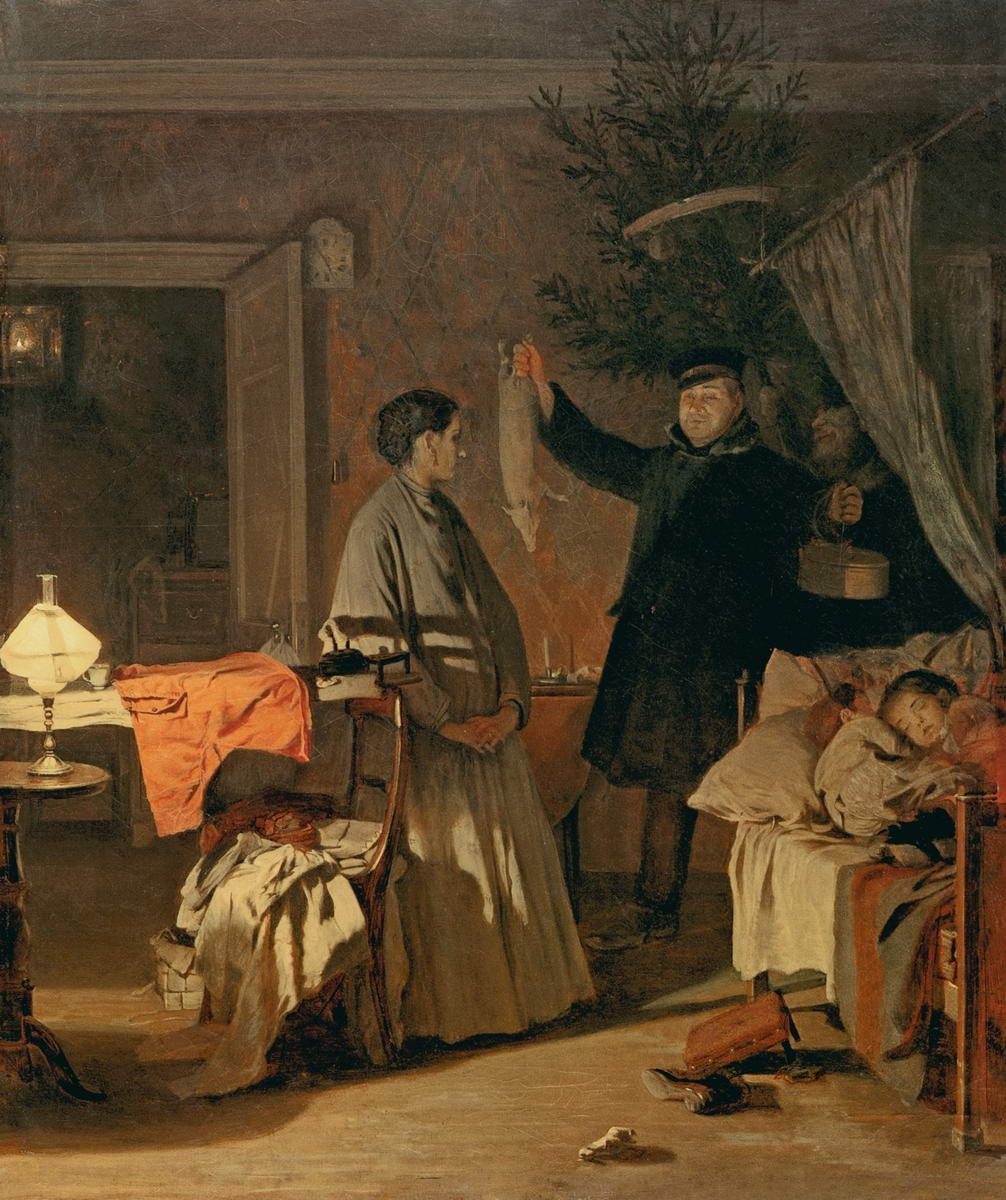 Канун Рождества, Alexei Korzukhin, 1869