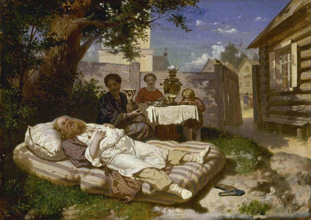 В жаркий день, Grigory Sedov, 1865
