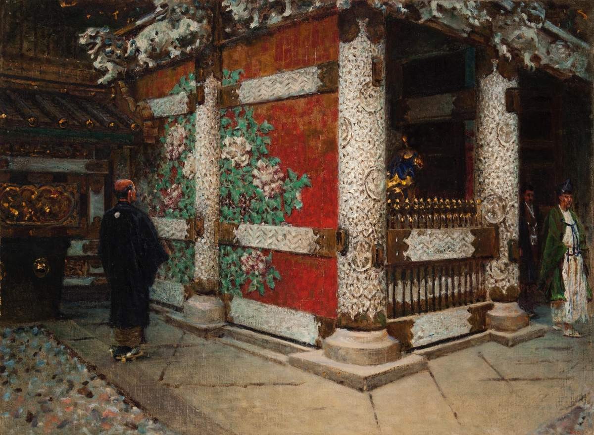 Шинтоисский храм в Никко, Vasily Vereshchagin, 1903