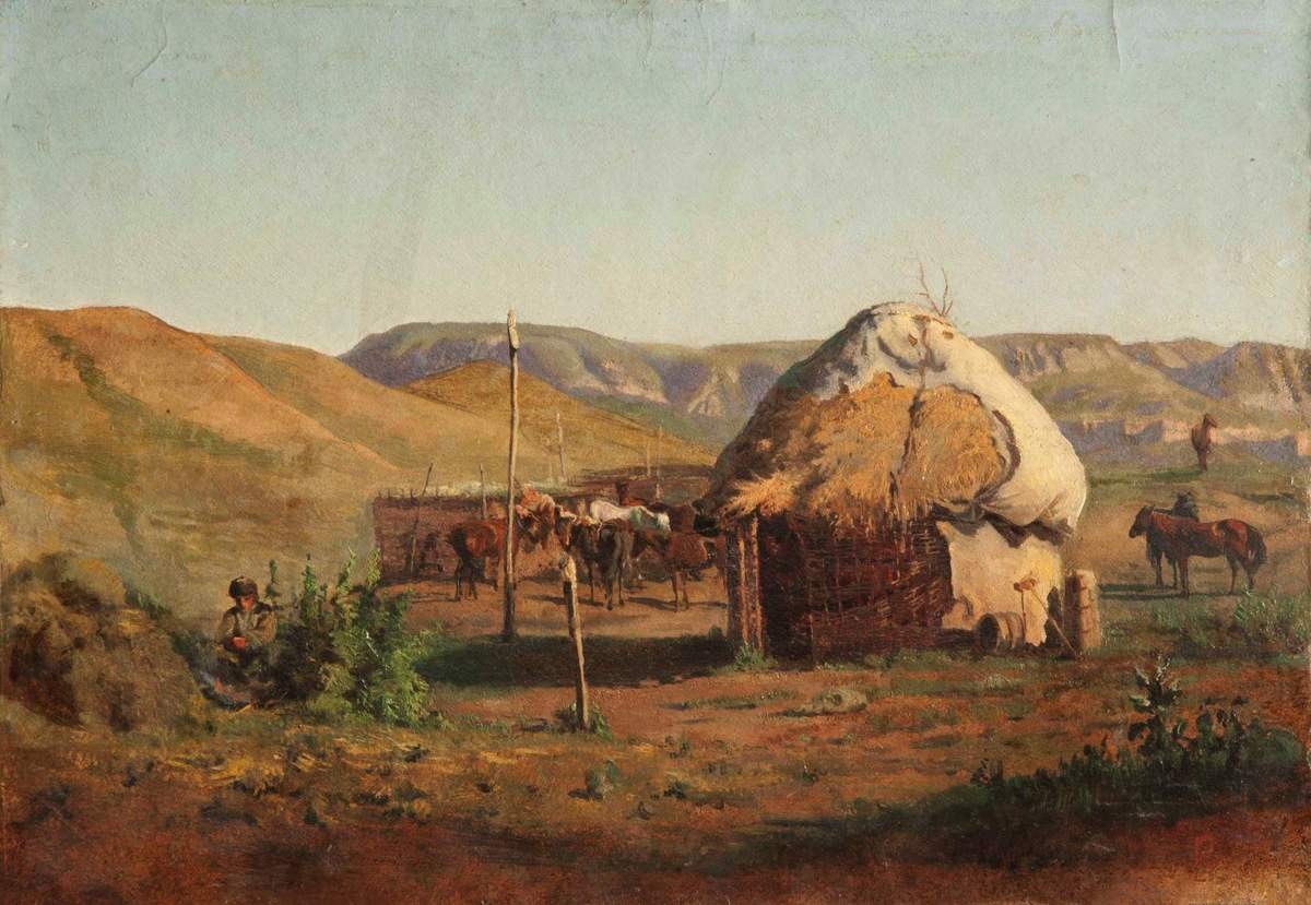 Киргизская кибитка, Vasily Vereshchagin, 1869–1870