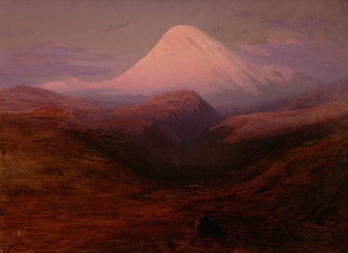 Казбек вечером, Arkhip Kuindzhi, 1900s