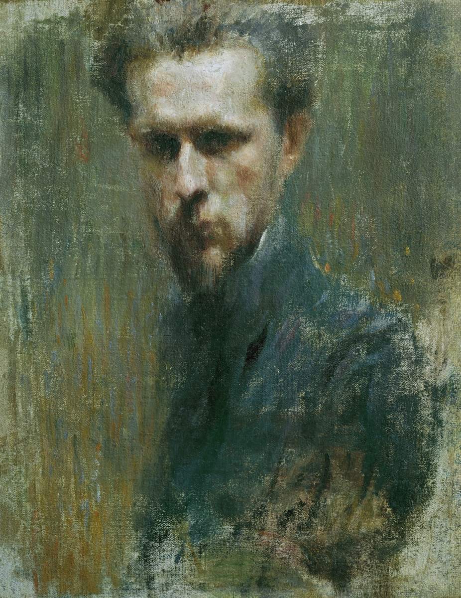 Автопортрет, Mstislav Valerianovitch Dobuzinski, 1901