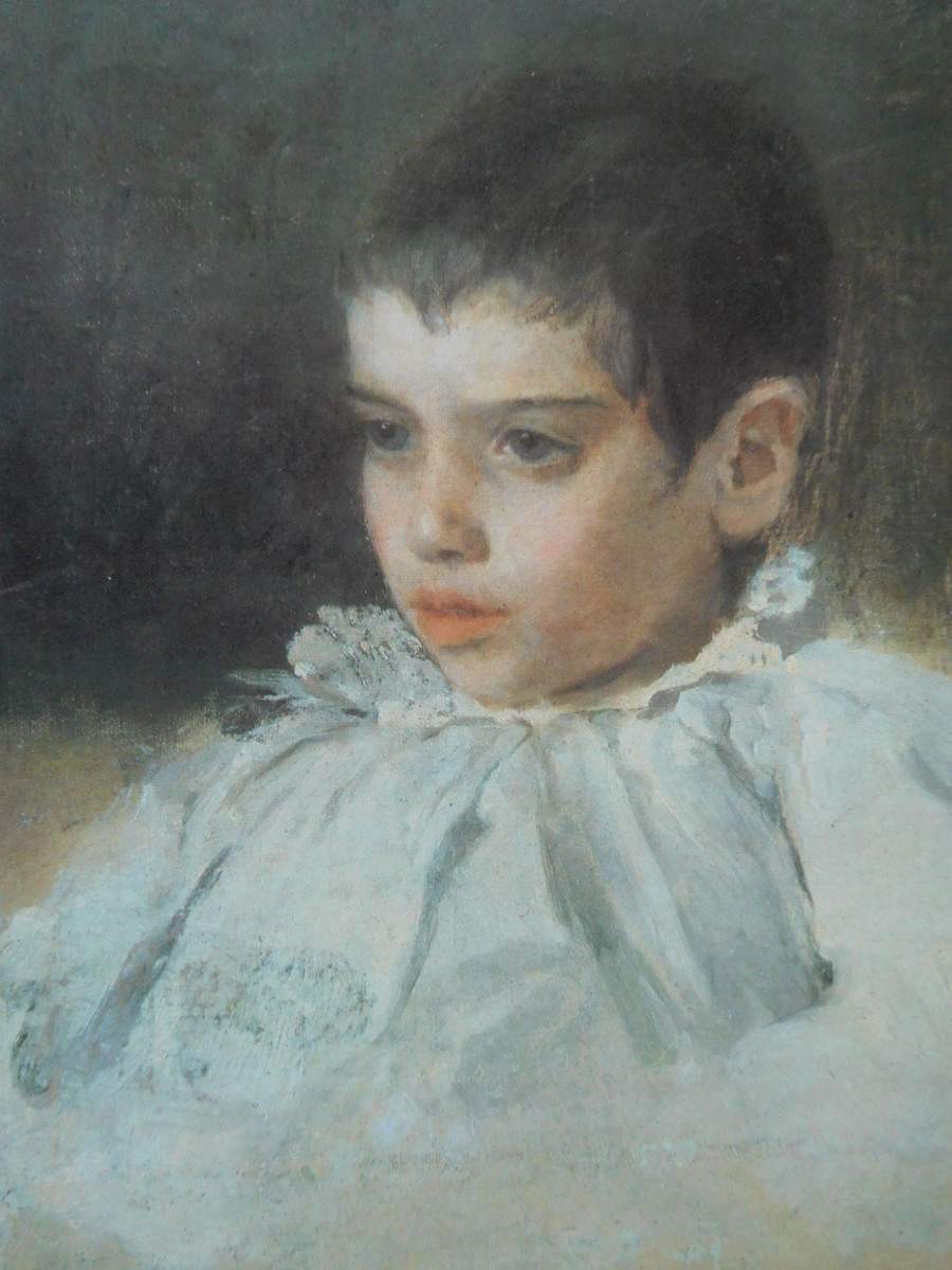 Портрет А. Я. Симонович, Valentin Serov, 1880