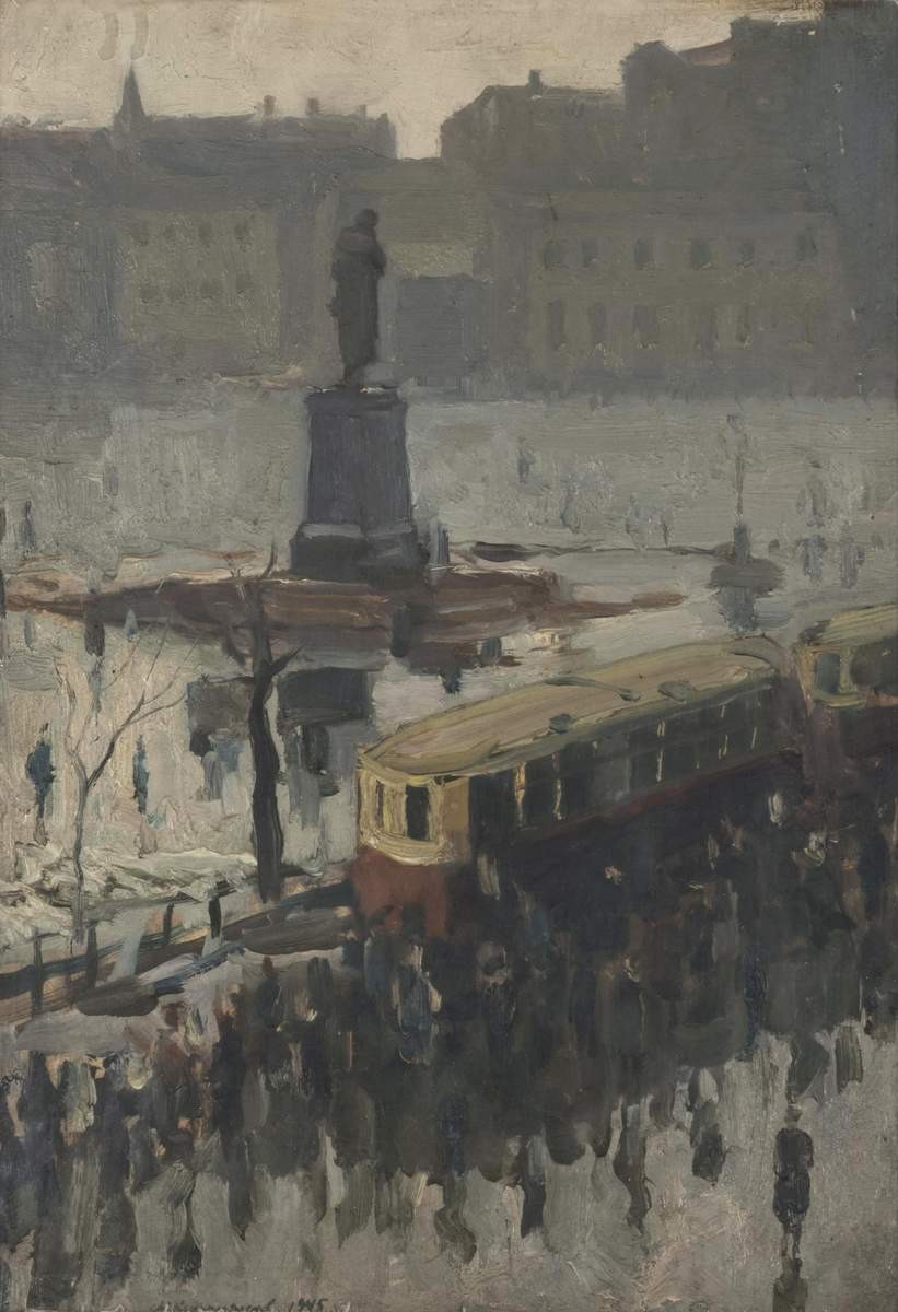 Памятник А. С. Пушкину, Mikhail Kupriyanov, 1945