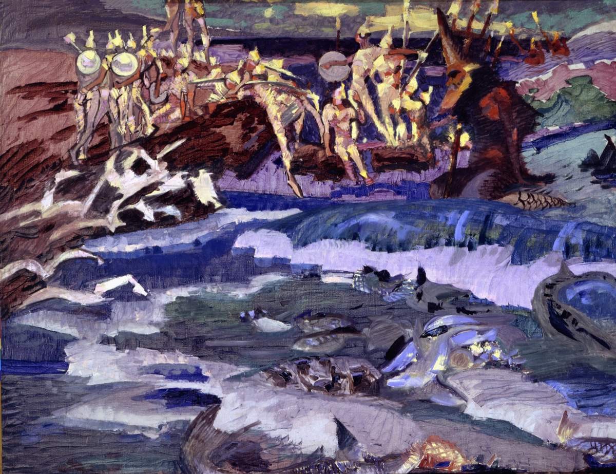 Тридцать три богатыря, Mikhail Vrubel, 1901
