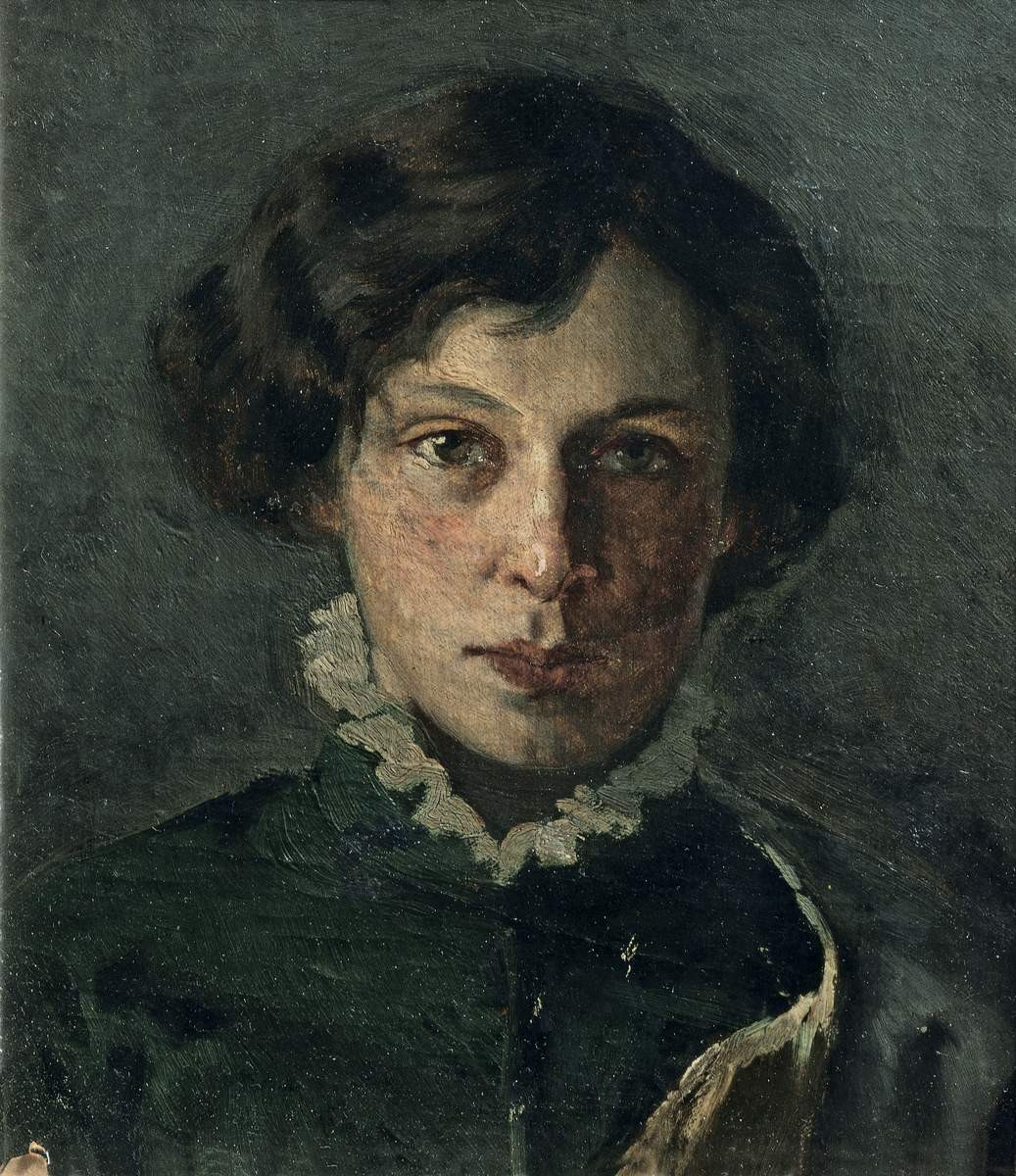 Портрет Марии Ивановны Нестеровой, рожд. Мартыновской (1862-1886), первой жены художника, Mikhail Nesterov, 1886