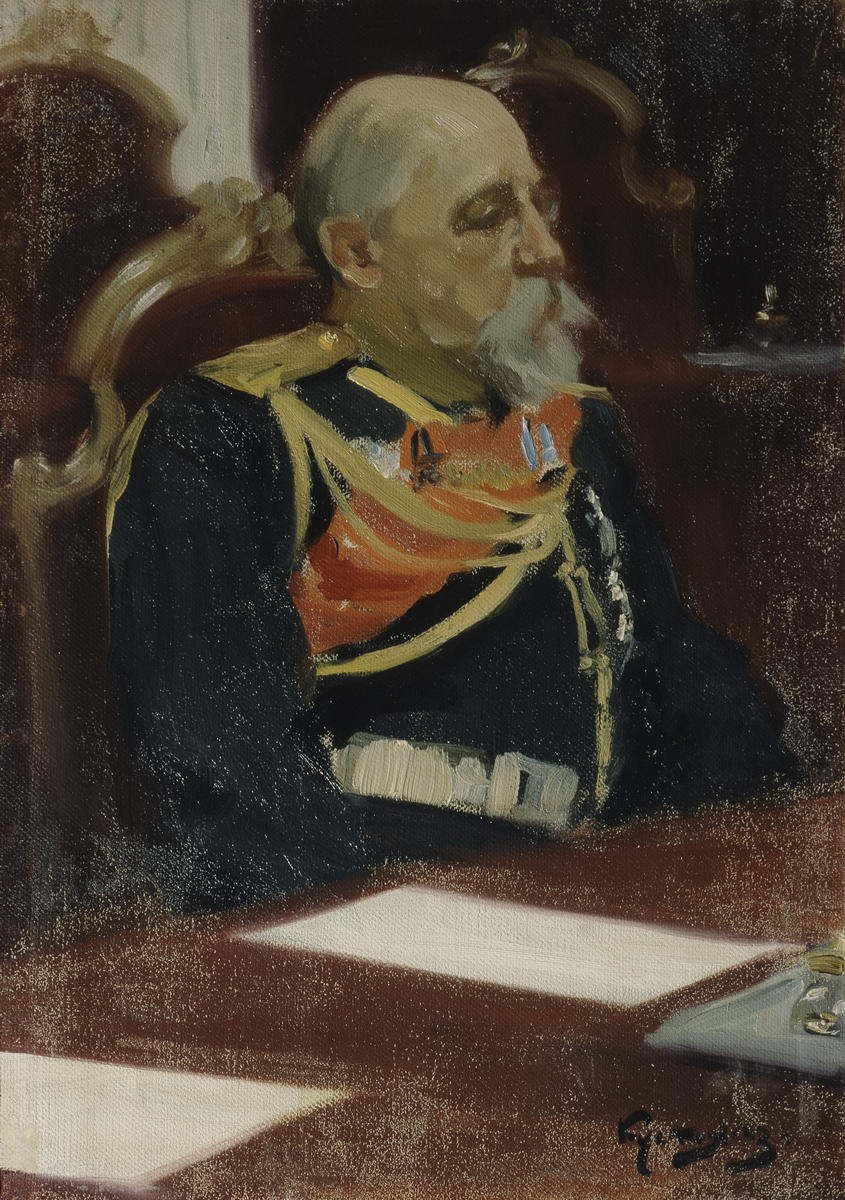 Портрет Н. И. Бобрикова, Boris Kustodiev, 1902–1903
