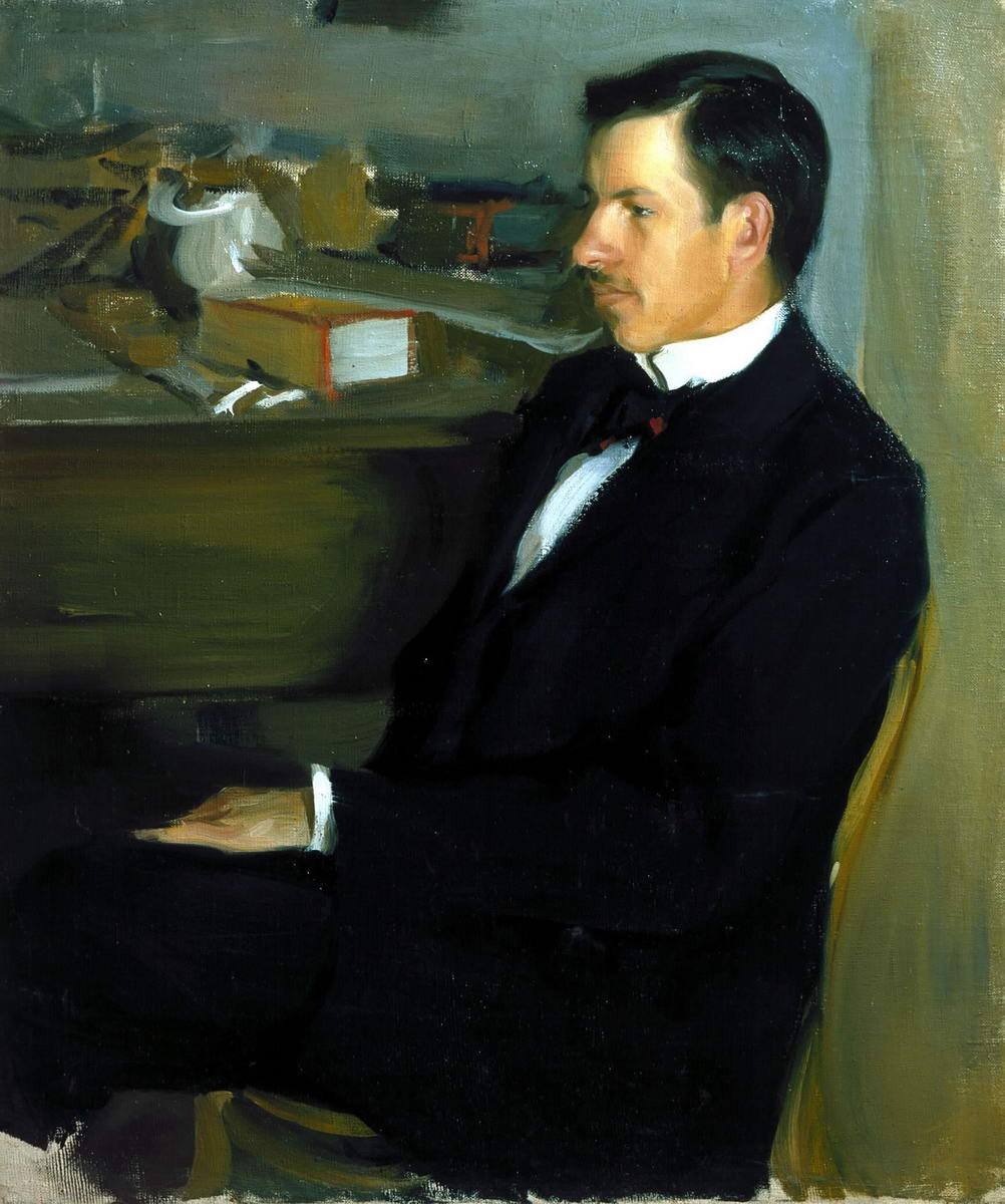 Портрет М. И. Хейлика, Boris Kustodiev, 1901