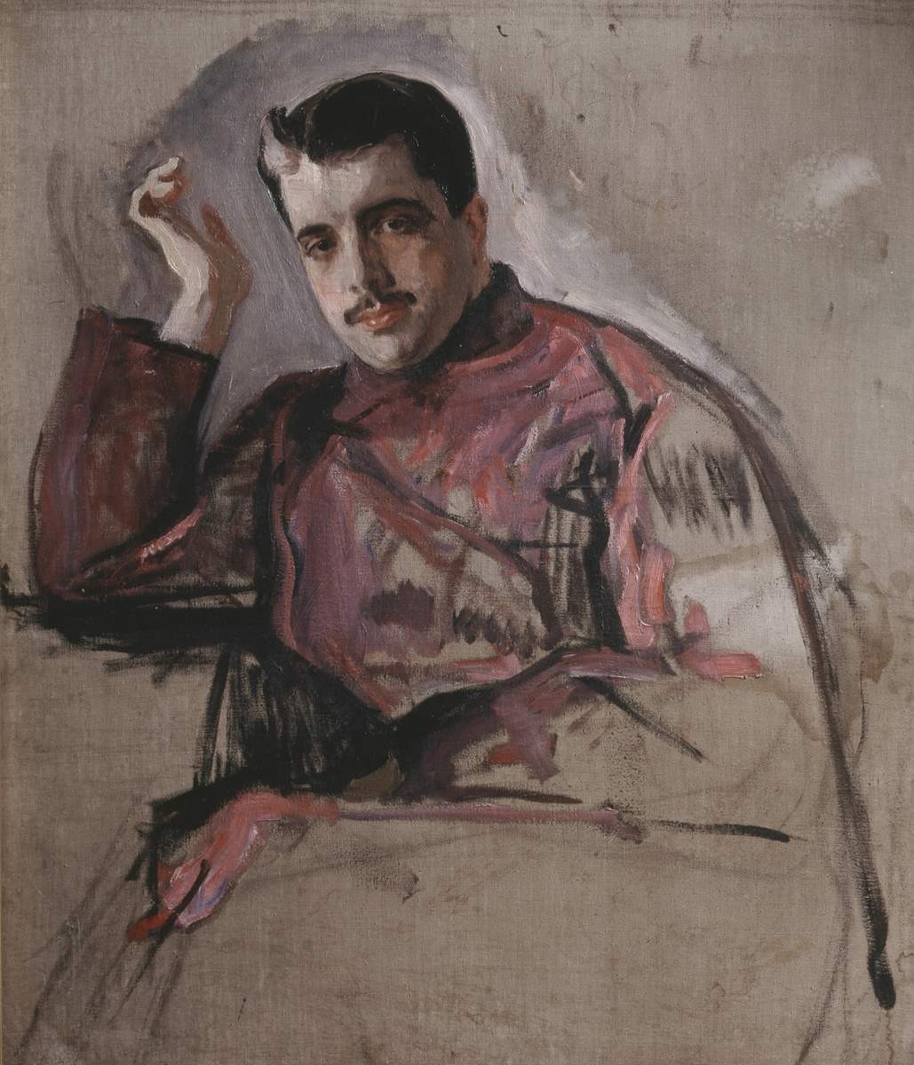 Портрет Сергея Павловича Дягилева (1872–1929), Valentin Serov, 1904
