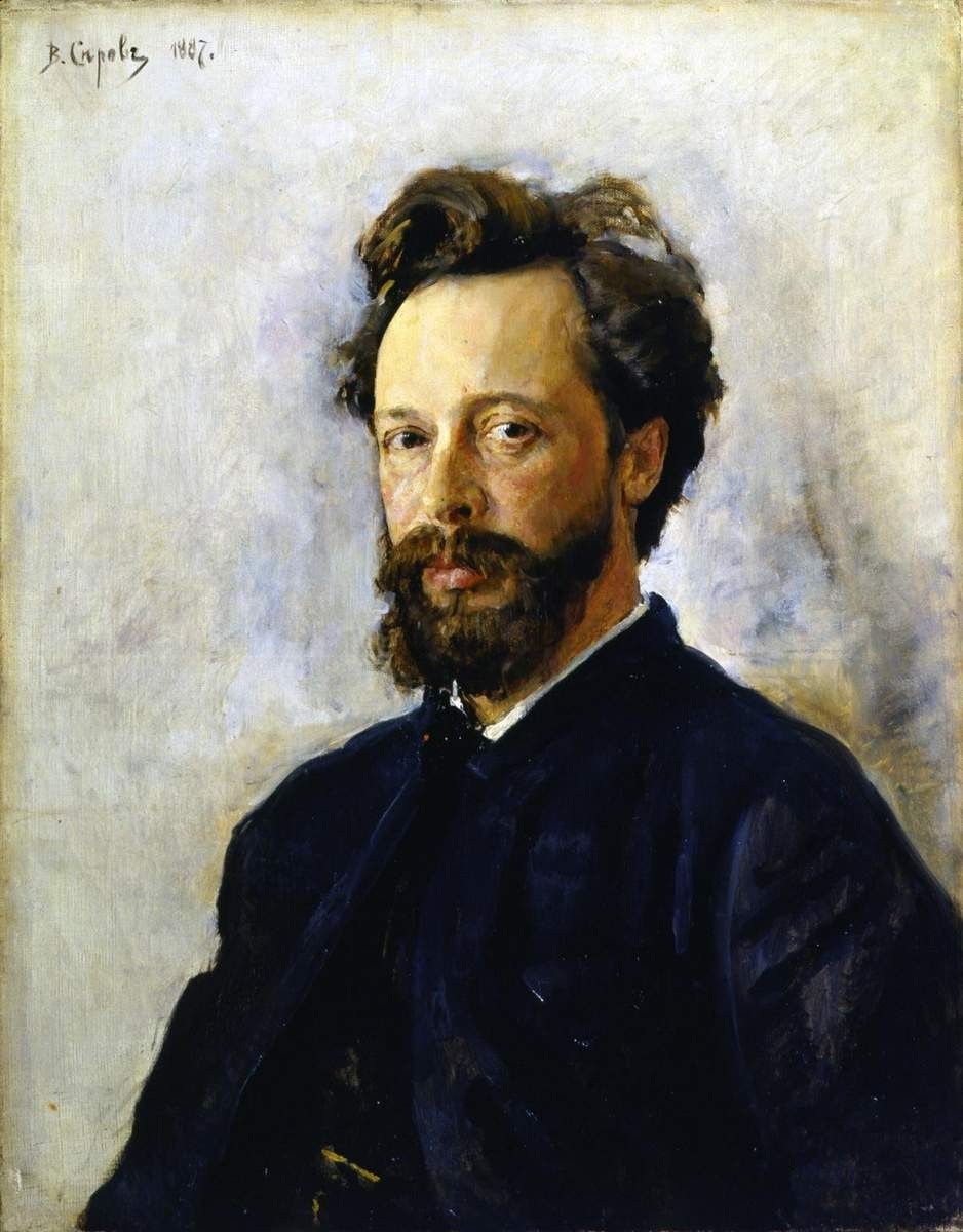 Портрет С. П. Чоколов, Valentin Serov, 1887