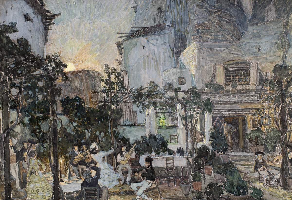 Кабачок Лилас-Пастья, Aleksandr Golovin, 1908